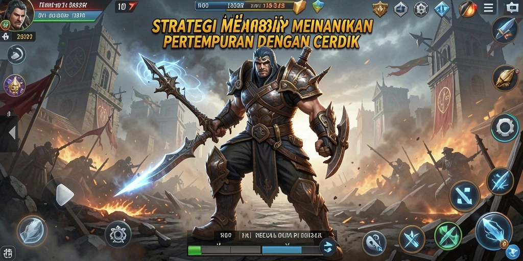 Tangkapan layar menampilkan gameplay strategi yang intens dari 888R.
