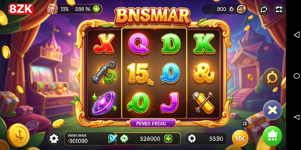 Screenshot utama 8ZK menampilkan gameplay seru dalam slot.