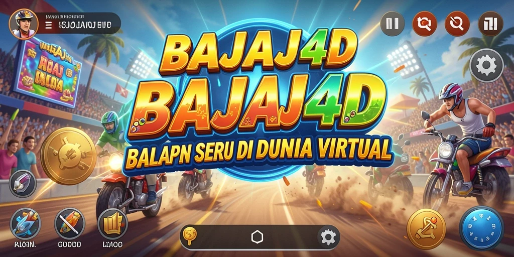 Gameplay balapan yang seru dan mendebarkan di BAJAJ4D.