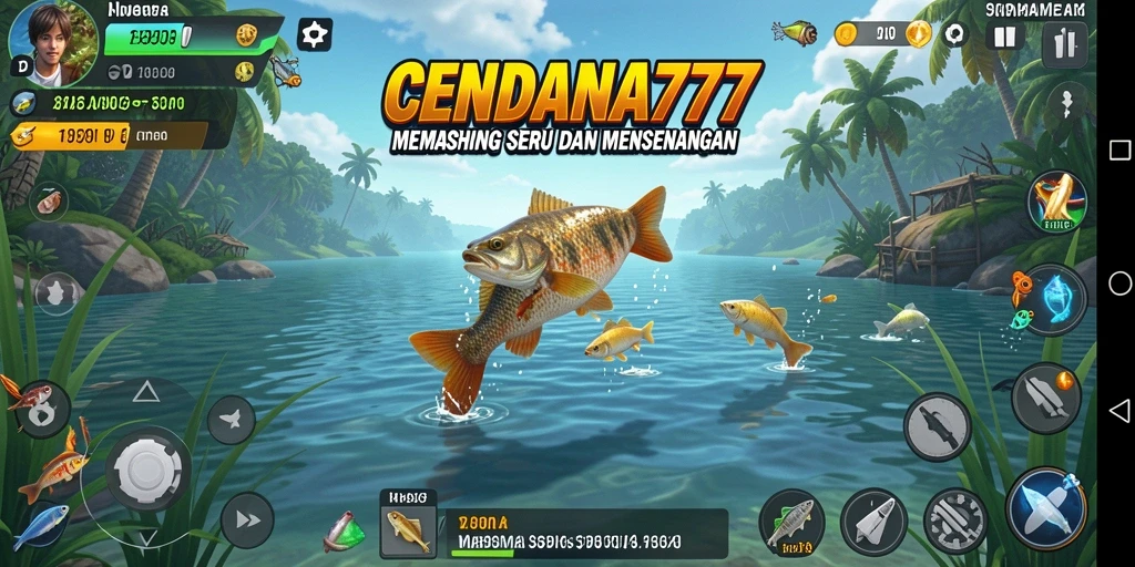 Tampilan gameplay CENDANA777 yang menarik saat memancing.