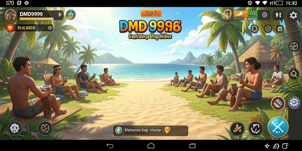Screenshot menampilkan gameplay seru dan menarik dari DMD999.