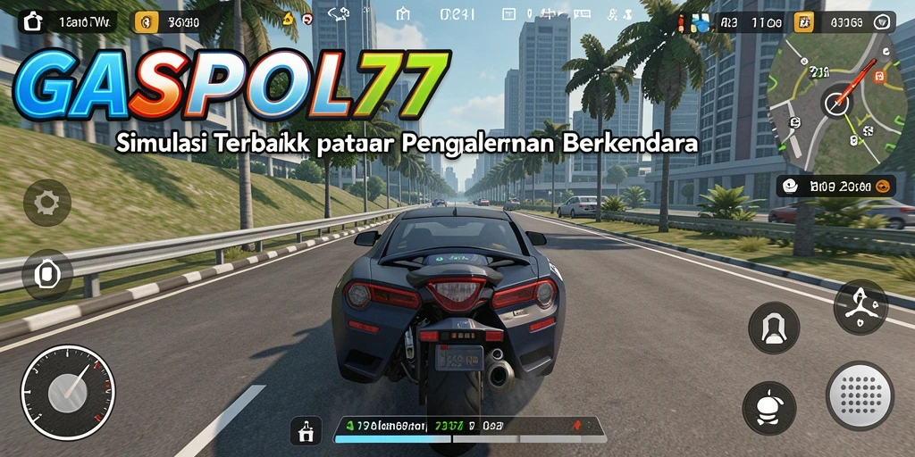 GASPOL77 menampilkan gameplay mengemudi yang menarik dan interaktif.