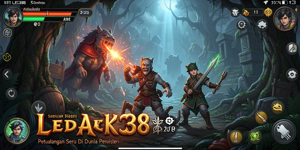 Tampilan gameplay LEDAK388 yang seru dan penuh tantangan petualangan.