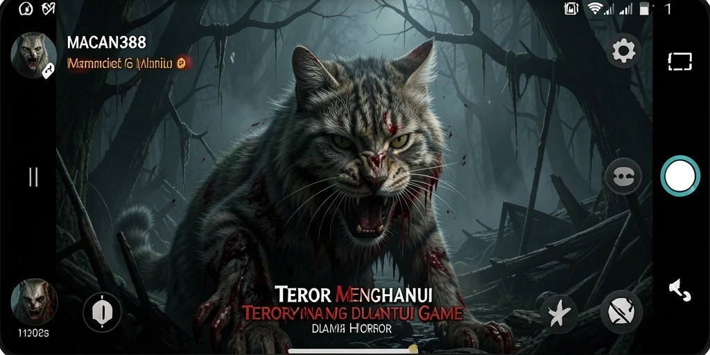 Screenshot menakutkan dari gameplay MACAN388 yang menyajikan suasana mencekam.