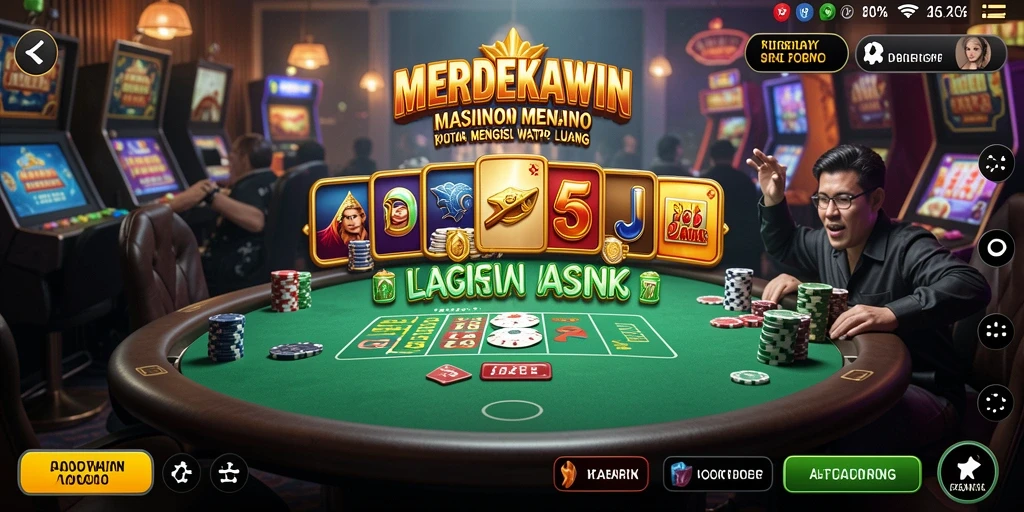Tampilan gameplay MERDEKAWIN yang mengasyikkan dan penuh tantangan.