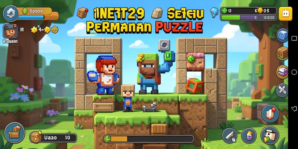 Gambar gameplay NET29 menampilkan serunya menyelesaikan puzzle.