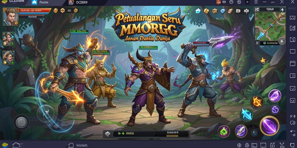 Gameplay menakjubkan dari OCE69 dalam dunia MMORPG yang kaya.