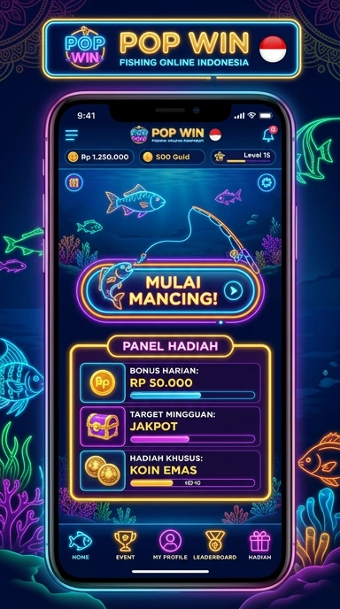 Screenshot tampilan utama aplikasi popwin.